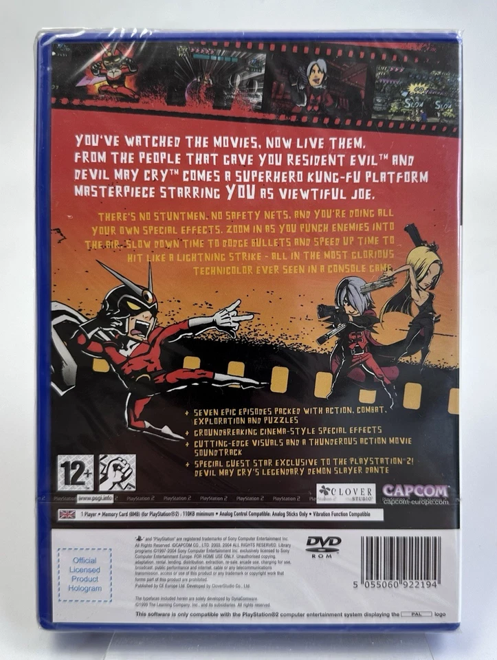 PS2 Viewtiful Joe, New And Factory Sealed - Image 2 of 4