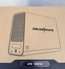 Goldemate UPS 1000VA Pro/600W Desktop/Freestanding UPS Gray 1000VA 600W