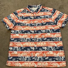 Columbia PFG Super Slack Tide Camp Shirt Fish Print Vented Men  s L