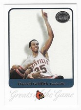 2001 Fleer Greats of the Game Darrell Griffith Louisville Cardinals #18