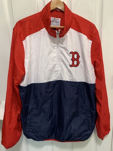 Men's G-III Sports by Carl Banks Boston Red Sox Windbreaker jacket Large Pockets - Picture 2 of 11
