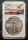 2023 SILVER EAGLE. FIRST RELEASES. NGC CERTIFIED MS70. CERT.#6599865-344