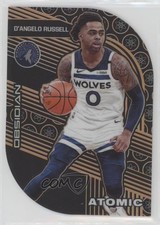 2019-20 Panini Obsidian Atomic Electric Etch Orange 4/35 D'Angelo Russell #6 hs9