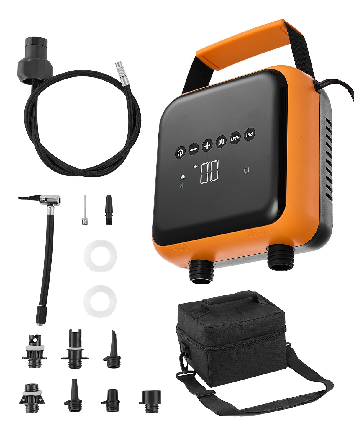 Pompe électrique VEVOR 40 psi pour gonfler un paddle sans effort avec arrêt auto