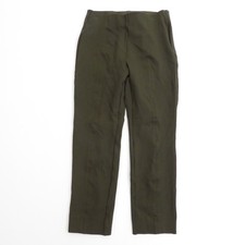 Quince Women Pants Olive Green Ultra-Stretch Ponte Pintuck Ankle Pant Medium