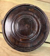 An Oriental carved wood Pot Stand