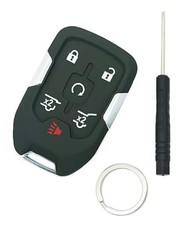 Key Fob Shell Smart Key Cover Case Fit for 2014 2015 2016 2017 Chevy 6 Buttons