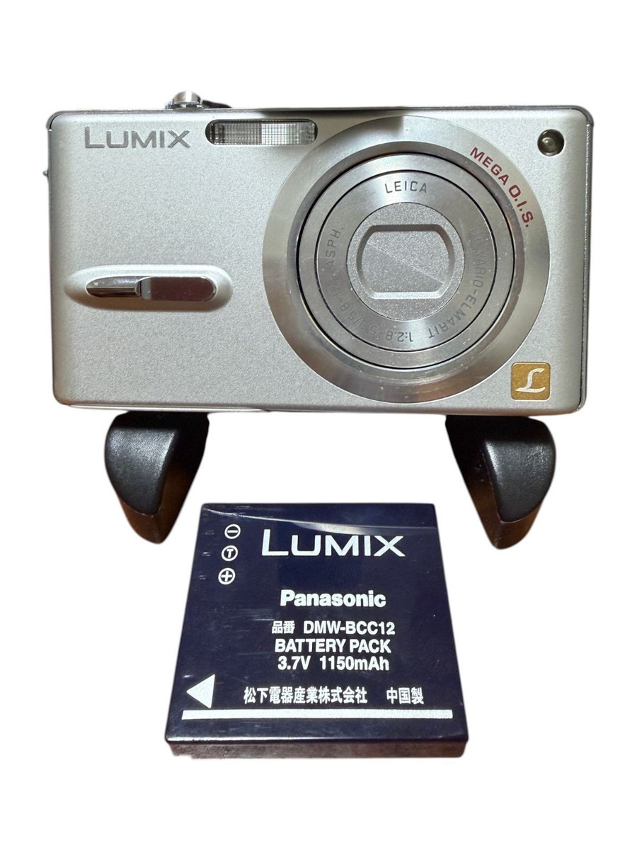 Panasonic LUMIX DMC-FX9 Silver Digital Camera Tested Excellent 