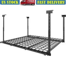 Heavy Duty Garage Overhead Storage Rack 250lbs Ceiling Organizer Easy Install US