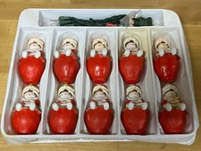 VTG (Set Of 10)Strawberry Shortcake String Light Mold Covers w/ Power Cord