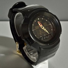 Rare montre G-SHOCK AW-500 noire analogique numérique inversé LCD édition lim...
