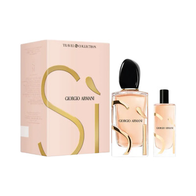 Armani Si by Girogio Armani 2 PC Gift Set for Women 3.3 oz / 0.50 oz EDP Sprays