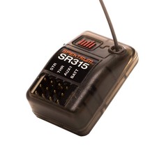 Spektrum SR315 3Channel 2.4GHz DSMR RC Sport Receiver Surface , Black