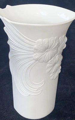 Weiße KAISER Vase Total Edle Luxus Bisquit Vase von M.Frey 740/3