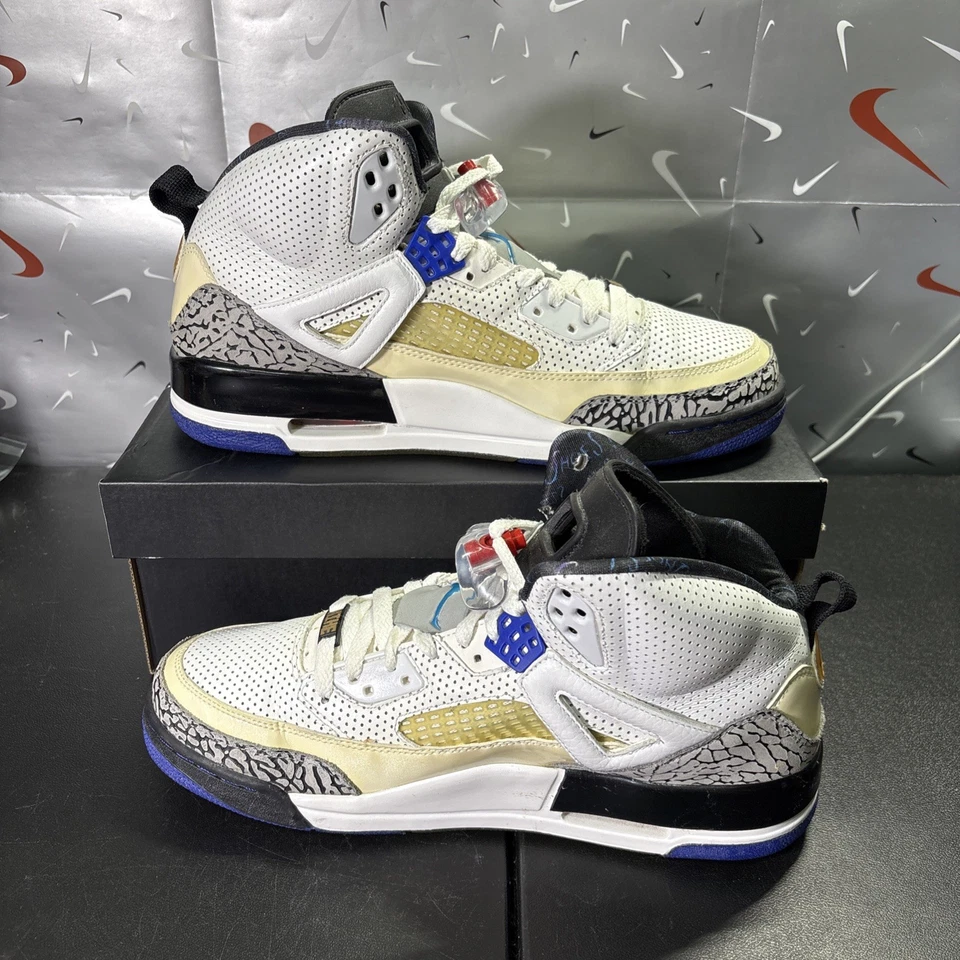 Размер 11,5 - Nike Air Jordan Spizike виноград белый/фиолетовый/серый - 315371-102 - Изображение 3 из 4