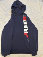 Puma Pullover Jungen Größe 176 Blau Rot