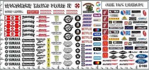 Sponsoring Racing Decals IV - Wasserrutsche - verschiedene Maßstäbe - Bild 7 von 12