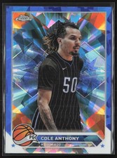 2023-24 Topps Chrome Sapphire Cole Anthony Orlando Magic #62