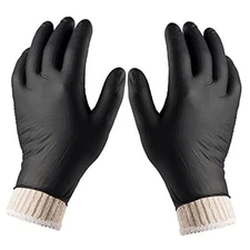BBQ Gloves 4 Cotton Glove Liners and Disposable Gloves Washable Large 100