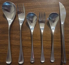 F B ROGERS COBRA STAINLESS 18/8 (1) 6 PIECE PLACE SETTING MCM SATIN JAPAN