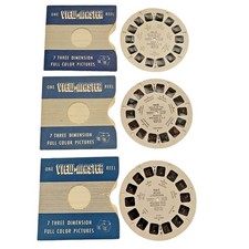 3 Wonder of the World Dells of Wisconsin GAF View Master Reel Discs 124 Vintage