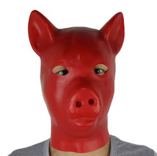 Latex Rubber Pig Mask