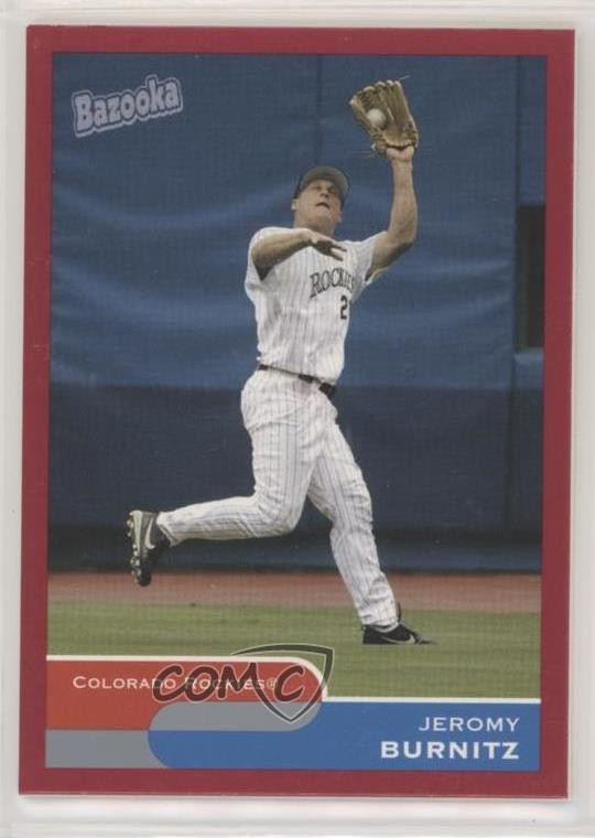 2004 Topps Bazooka Red Chunks Jeromy Burnitz #24 n1u