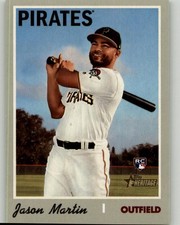 2019 Topps Heritage Jason Martin Rookie #628 RC Pittsburgh Pirates