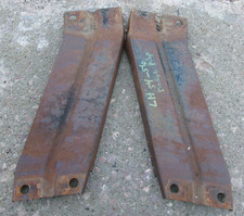 1954 1955 1956 Dodge Pickup Truck Inner Grill Brace Pair Originals D100 Patina