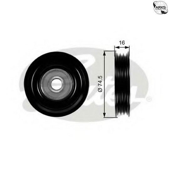 Gates T39028 V-Ribbed Belt Tensioner Pulley For Nissan Cube Micra Micra C+C Note - Image 8