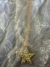 Pilgrim Danish YELLOW STAR  Necklace High End Designer   379821