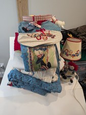 Raggedy Ann And Andy Vintage Nursery Crib Set Bundle