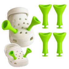 Shrek Ear Croc Charms - 4 Pieces - 2 Pairs of Croc Charms - UK Seller