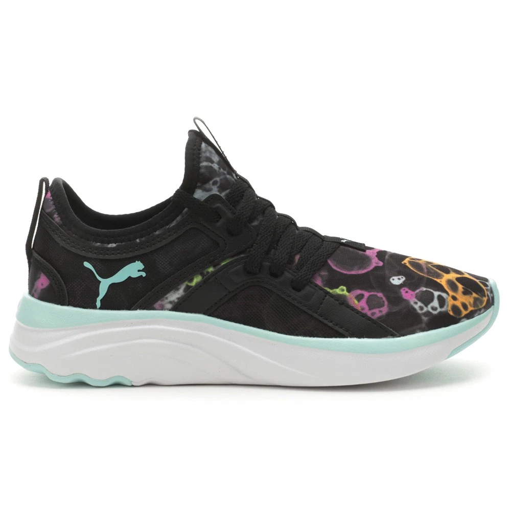 Scarpe casual Puma Softride Sophia stringate giovani ragazze nere sneakers 37784701