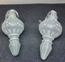 Christian Siriano Glass Ornaments set of 2