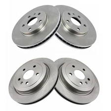 Disc Brake Rotor Set-4 Piece Brake Rotor Set TRQ BRA13925 fits 2008 Cadillac CTS