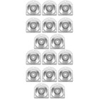  2 Pack Tabelle Bein Basis Platte Montagehalterungen Möbelbeinbefestigungsplatte