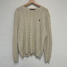 Polo Ralph Lauren cable knit cream sweater