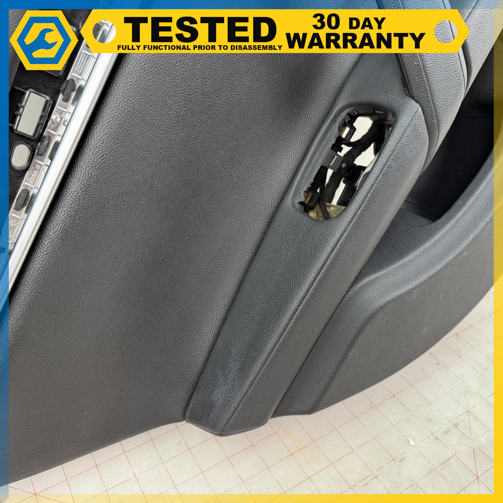 14-17 MASERATI GHIBLI REAR LEFT DRIVER SIDE INTERIOR DOOR PANEL OEM