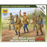 Zvezda ZV6179 1:72 WW2 Soviet Regular Infantry 1941-1942