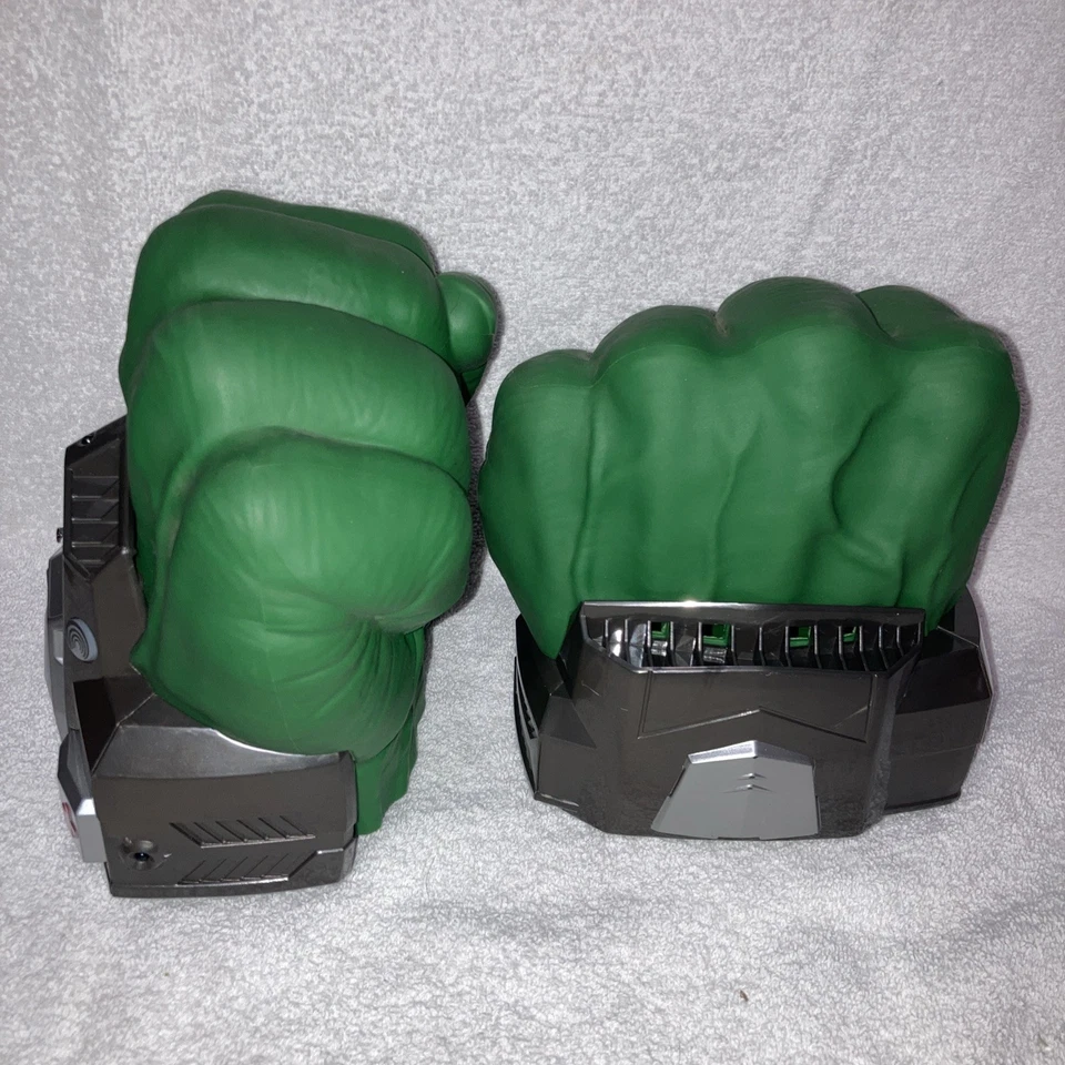 Hasbro Playmation Disney Hulk Manos Puños Smash Avengers Gamma Gear Probado Funciona Foto 3 de 4