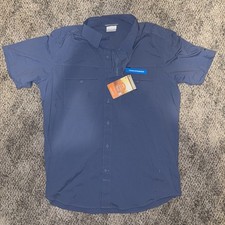 Size L - Columbia Omi-Wick Omni-Shade Fishing Shirt - UPF 40 - New with Tags