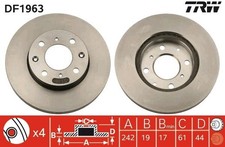Disque de frein Honda CRX
