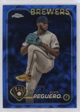 2024 Topps Chrome Update Sapphire Edition Elvis Peguero #USCS17 16we