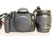 Canon EOS 2000D DSLR Camera + EF-S 18-55mm IS II Lens Boxed 64GB SD
