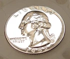 1952  Gem Proof Quarter 90% SILVER EYE CANDY Blazing Mirrored Surfaces #214 ~ 13