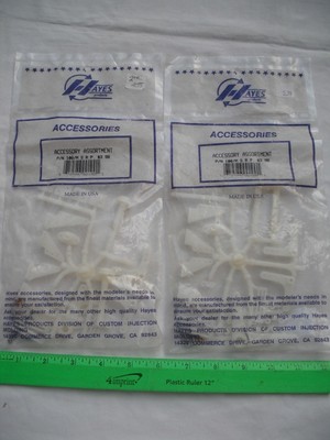 Lot of 2 Hayes 100, Accessory Assortment, RC R/C Plane Airplane Boat Car