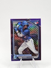 2024 Bowman - Chrome Prospects Arjun Nimmala #BCP-142 Purple Refractor /250 (RC)