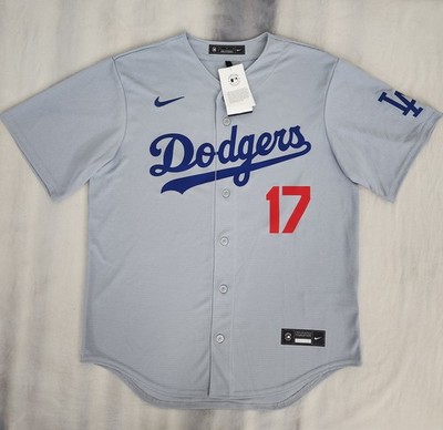 Nike Dodgers Shohei Ohtani Grey Kanji Road Alternate Player Jersey Men's Medium 