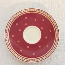 Rare Villeroy & Boch Winter Bakery Delight coffee saucer - 14.5cm/6'' - new